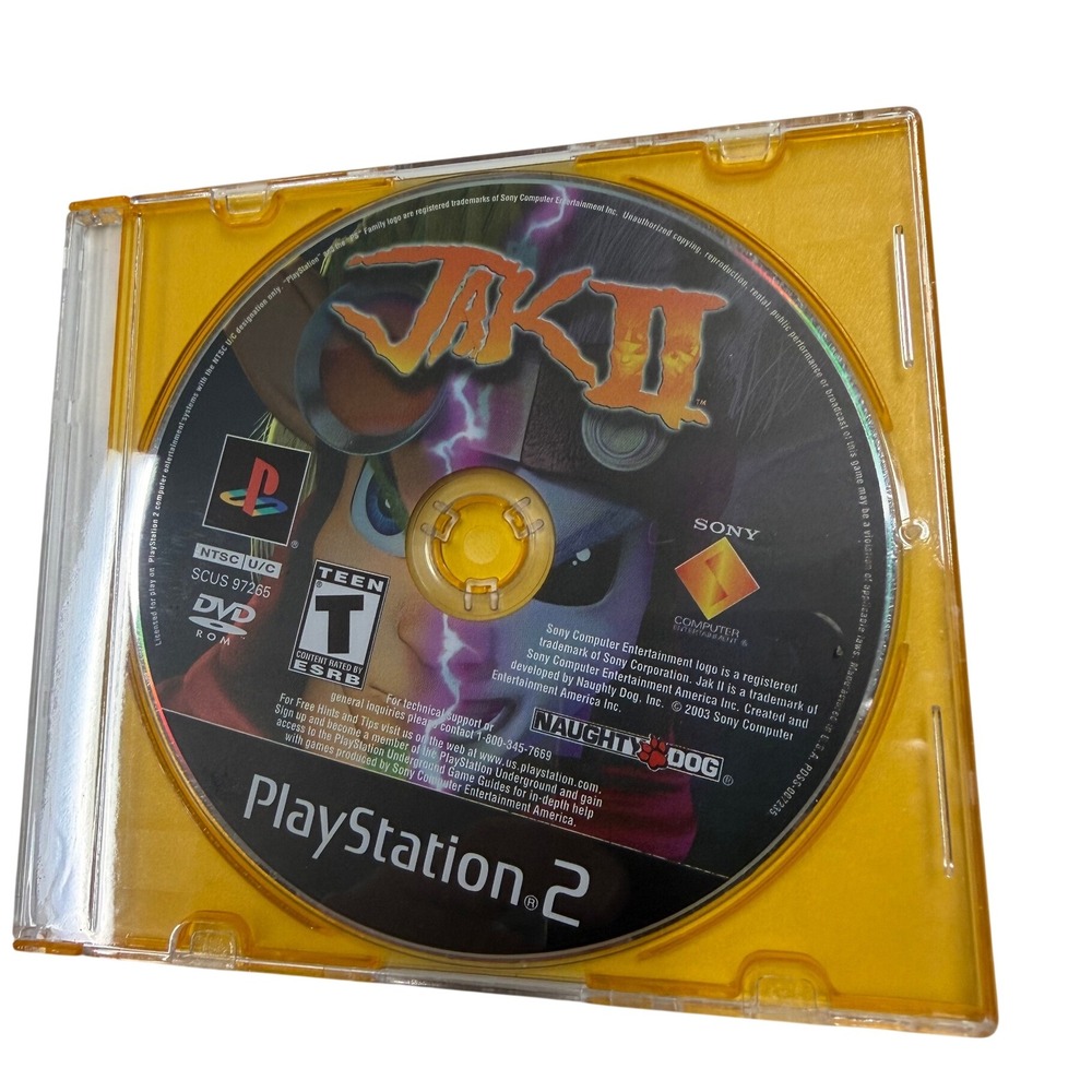 Sony PlayStation 2 Jak II PS2 Game Disc Only
